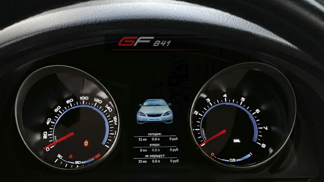 Комбинация приборов GF 841 для Chevrolet Lacetti (MT и AT), Daewoo Gentra (MТ) купить в интернет-магазине tuning063