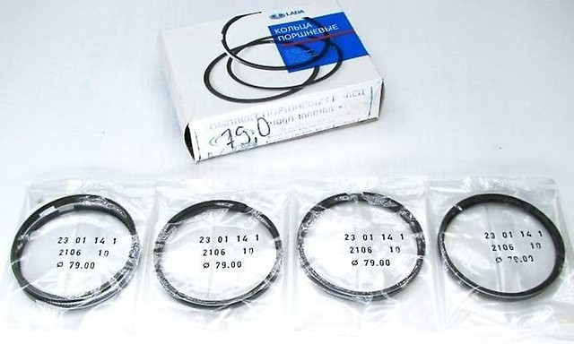 Комплект поршневых колец для ВАЗ 2101-2107 (79.0, 79.4, 79.8) купить в интернет-магазине tuning063