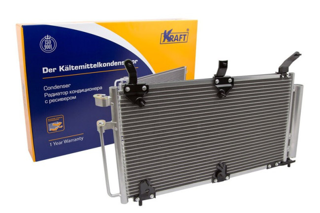 Радиатор кондиционера с ресивером ВАЗ 1117-19 Калина (04-) 1.4i 16V/1.6i 8V/1.6i 16V купить в интернет-магазине tuning063